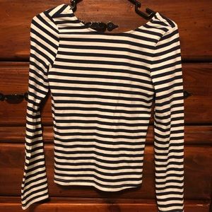 Navy & White long sleeve